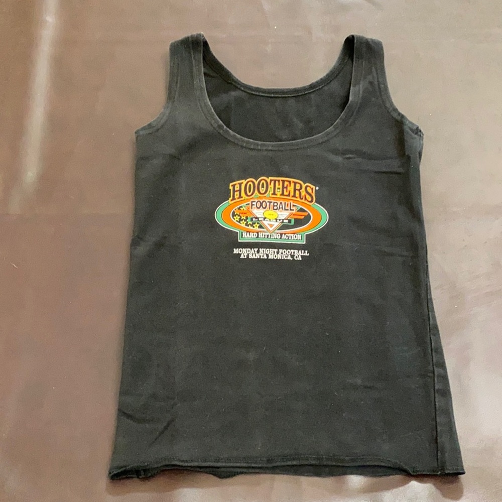 Vintage Hooters Monday Night Football Uniform tee from Santa Monica, Ca